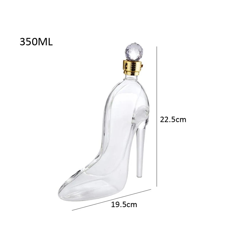 Luxurious Crystal 350/750ML High Heels Shape Decanter