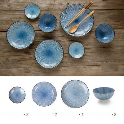 7pcs/set Japan style Ceramic Dinner Set