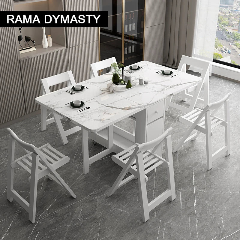 Folding Dining Table Set