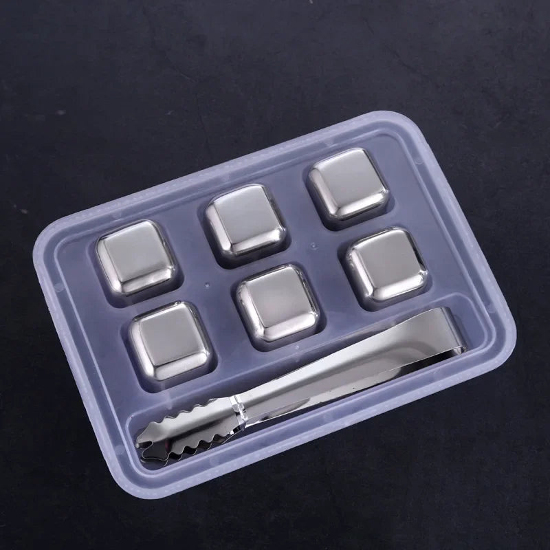 Stainless Steel Whisky Ice Cubes Stone