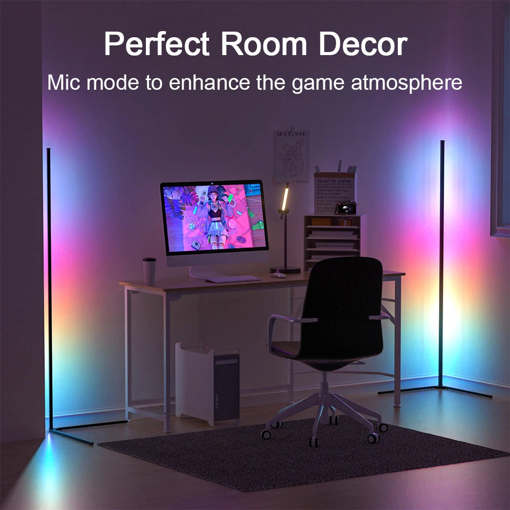 LED Floor Lamp with Remote Control