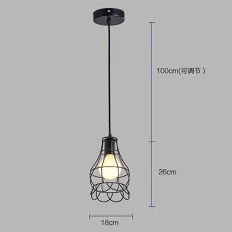 Retro Industrial Pendant Light