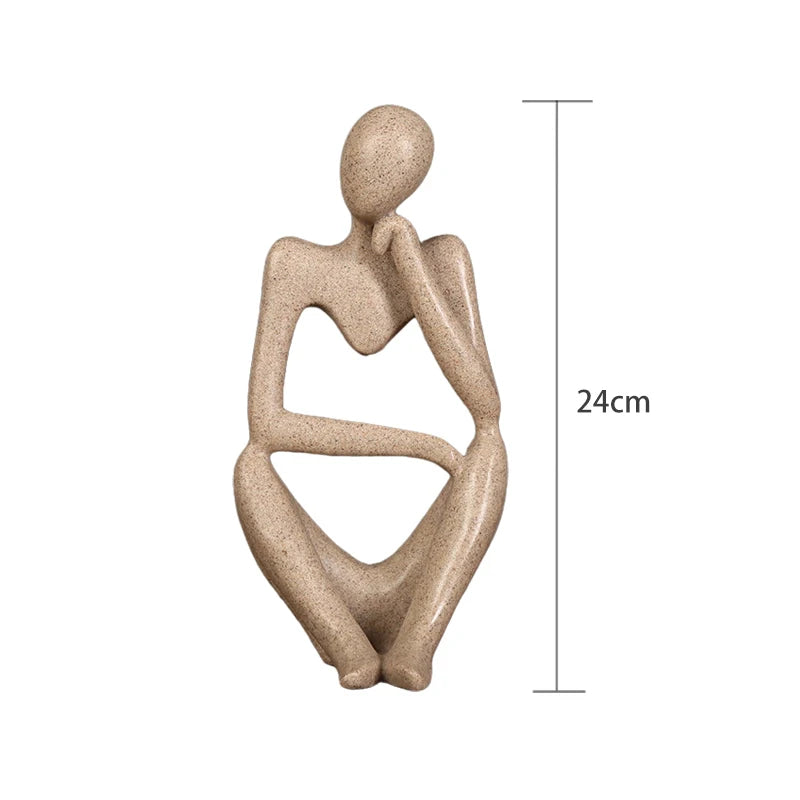 Modern Art Thinker Statue Resin Sculpture