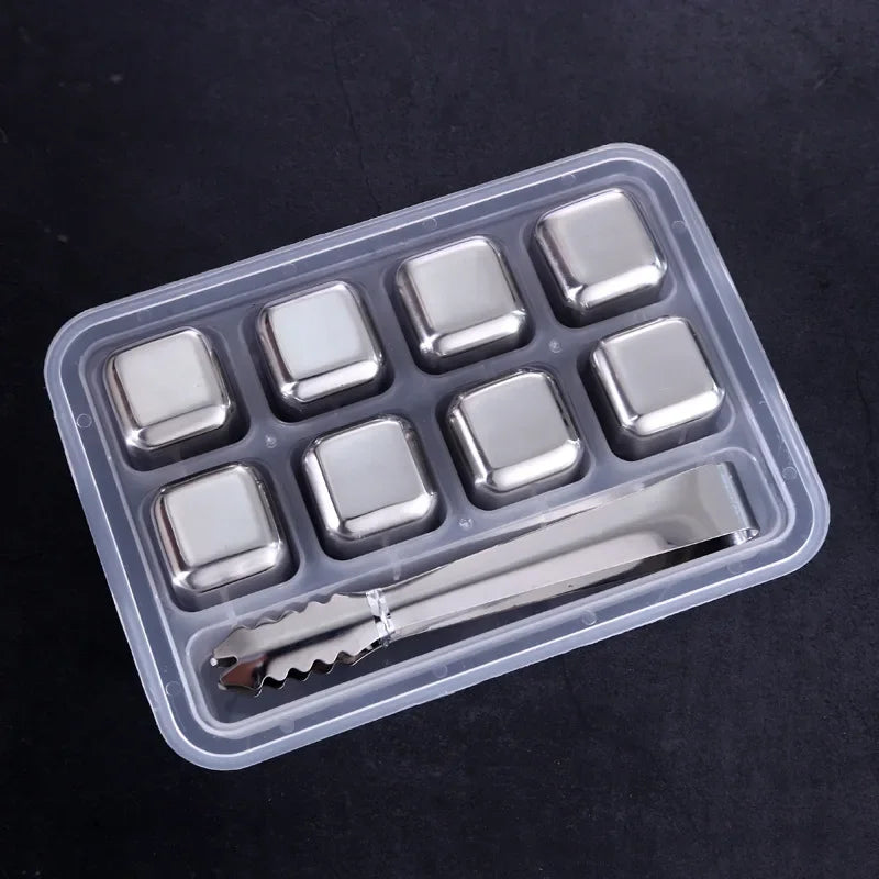 Stainless Steel Whisky Ice Cubes Stone