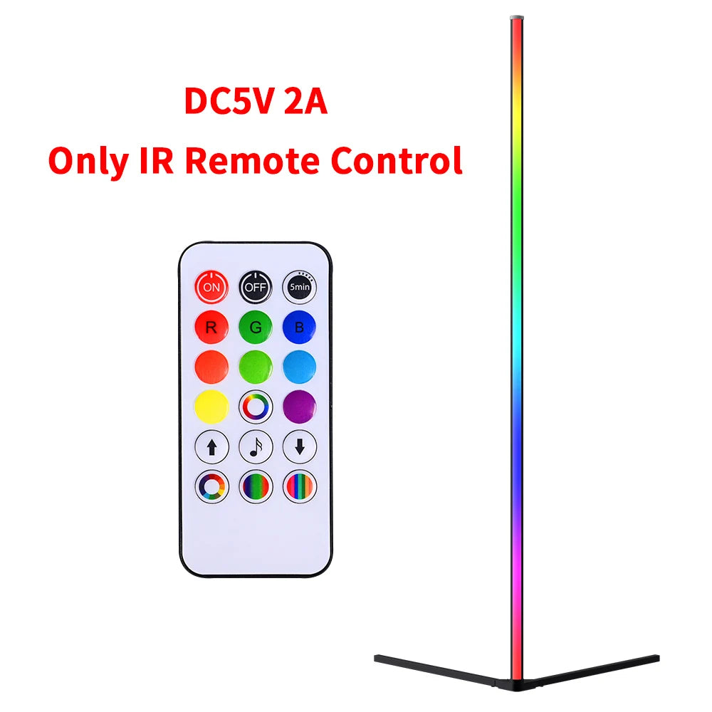 LED Floor Lamp with Remote Control