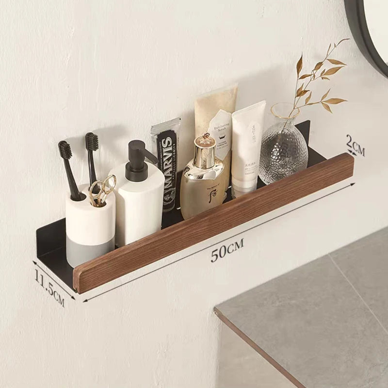 Nordic Style Wooden Wall Shelf