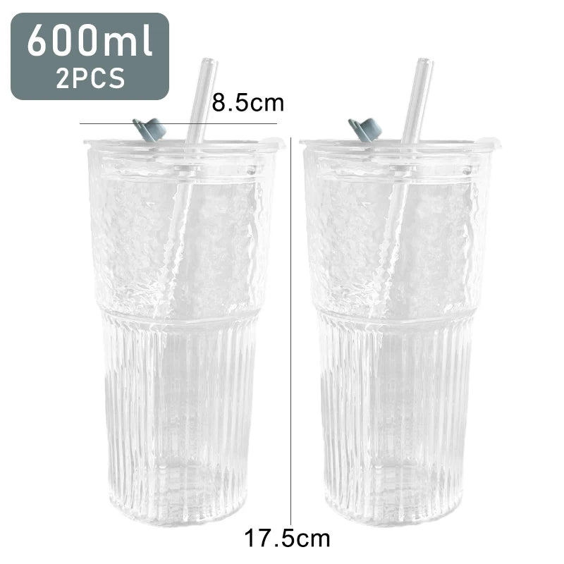 Non-slip Tumbler With Straw