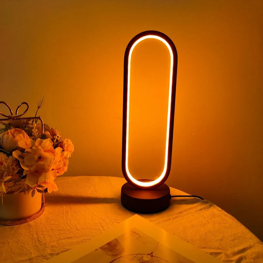 LED Ring Bedside Lamp