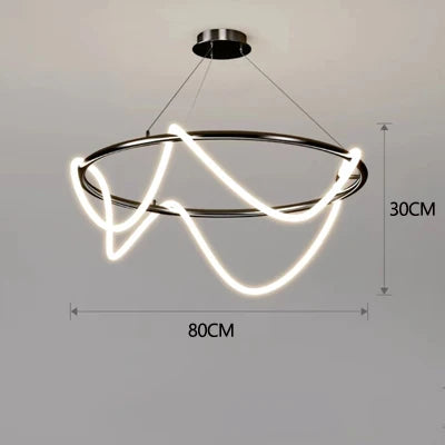 Post-Modern Abstract Shape Chandelier