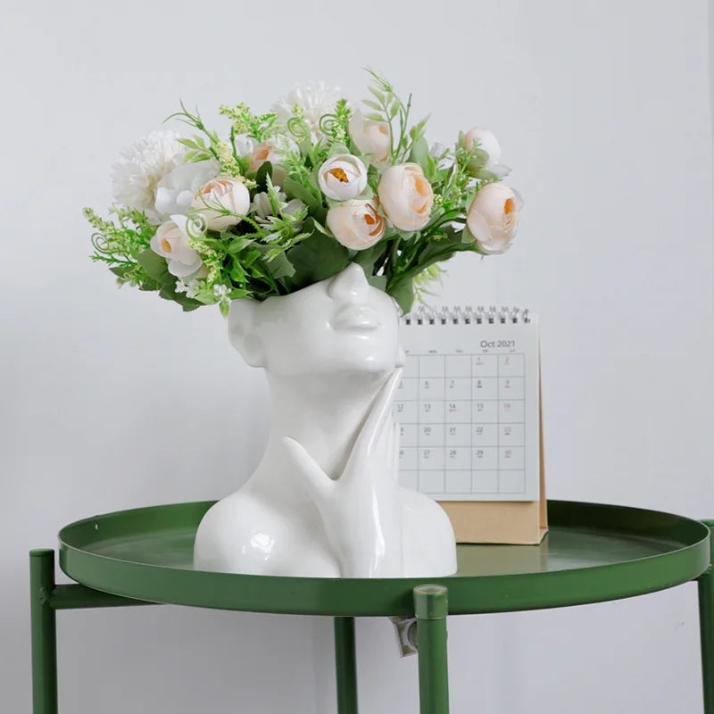 Modern Nordic Style Creative Portrait Vase