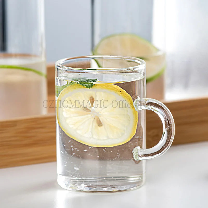 1.7L Glass Water Pitcher with Handle