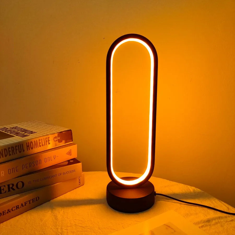 LED Ring Bedside Lamp