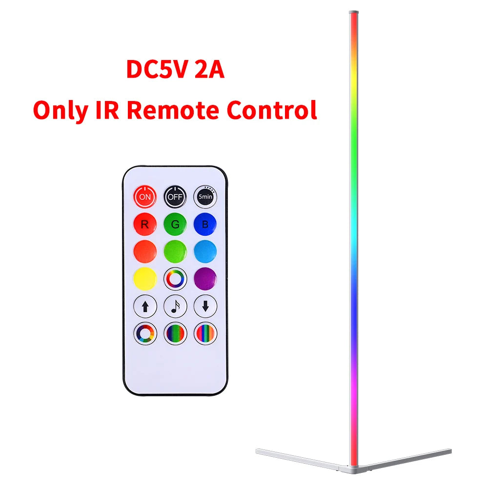 LED Floor Lamp with Remote Control