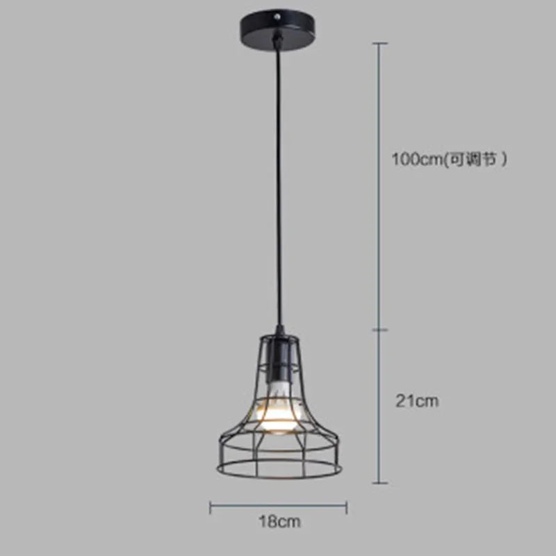 Retro Industrial Pendant Light