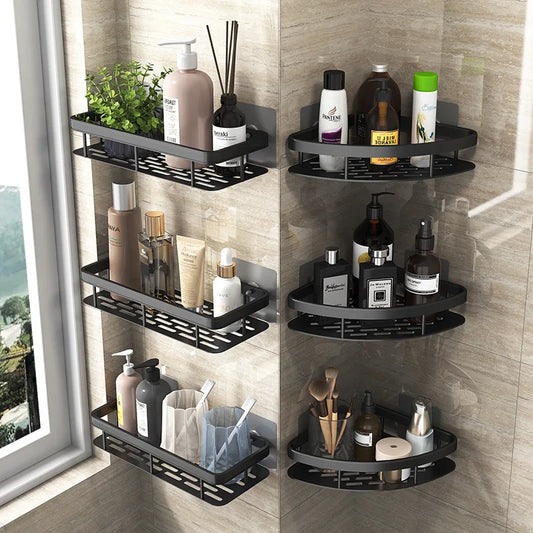 Bathroom Shelf No Drill Organizer Rack