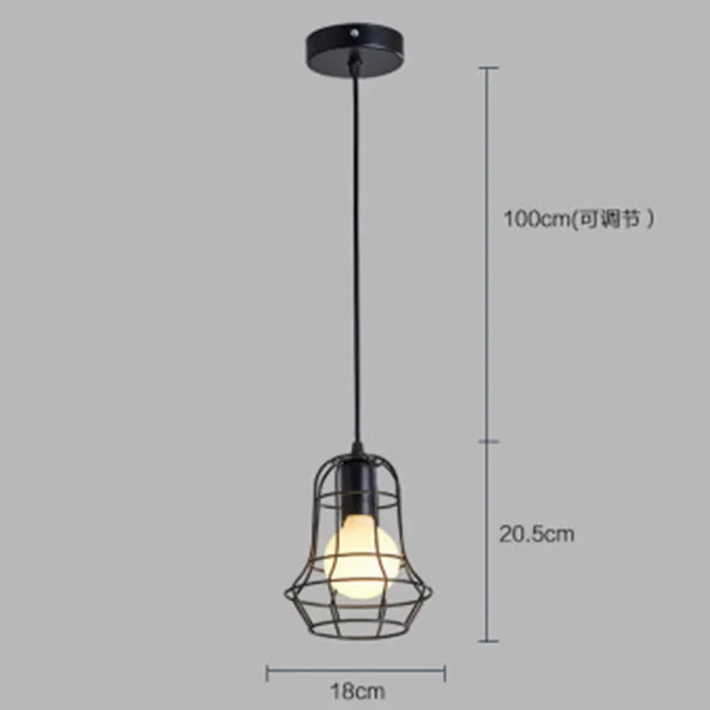 Retro Industrial Pendant Light