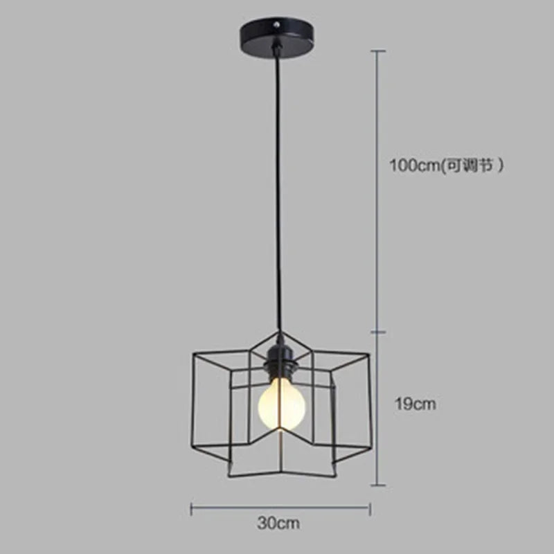 Retro Industrial Pendant Light