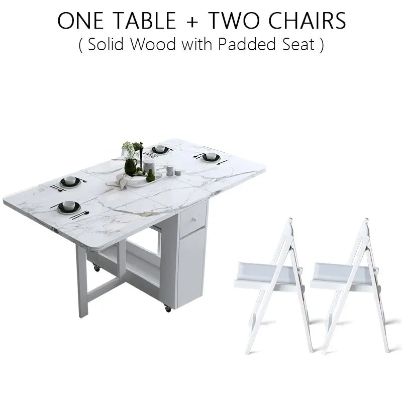 Folding Dining Table Set