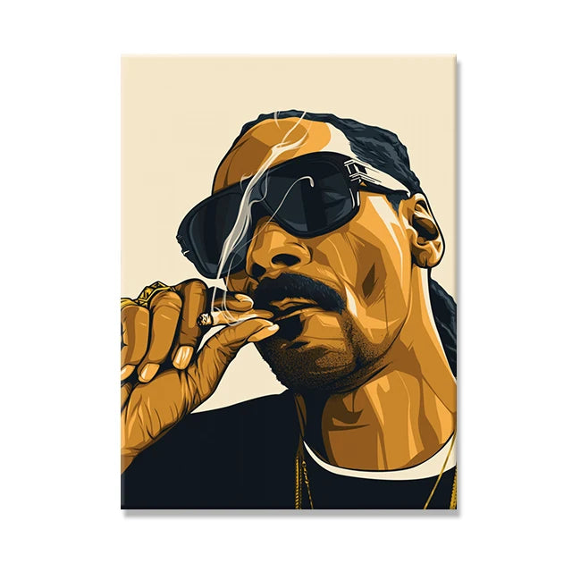 Hip Hop Snoop Dogg Singer Star Poster