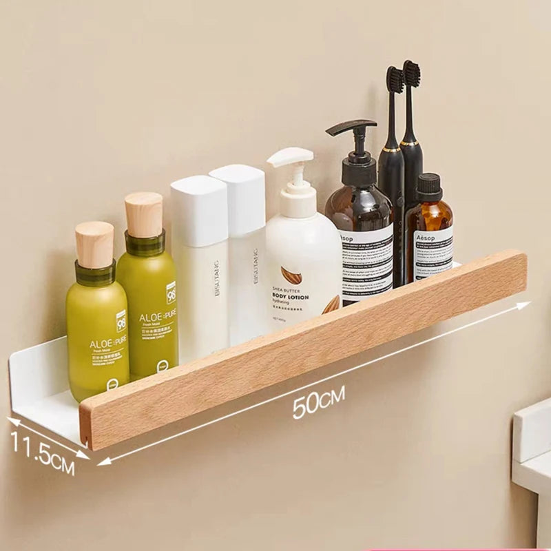 Nordic Style Wooden Wall Shelf